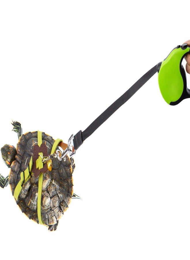 OOXYG Retractable Turtle Leash with Handle, Tortoise Leash and Harness Set Adjustable, Outdoor Walking Training Harness Strap for Turtle/Tortoise, Tortoise Toys, Accessories for Tortoises - Image 2